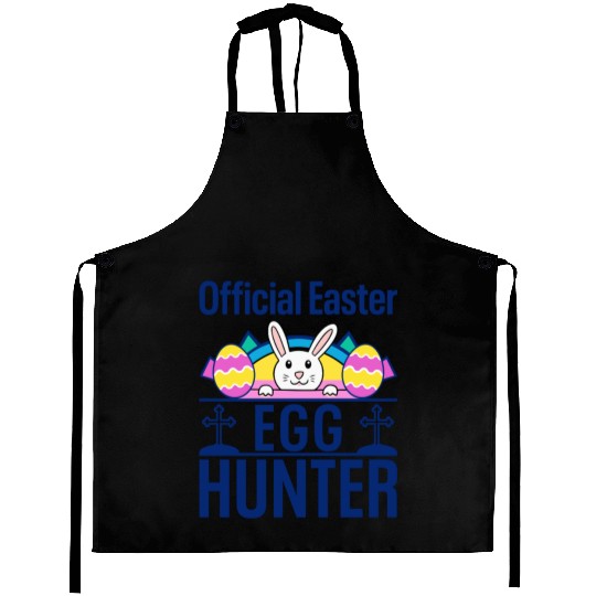 Official Easter Egg Hunter Bunny Funny lover Aprons