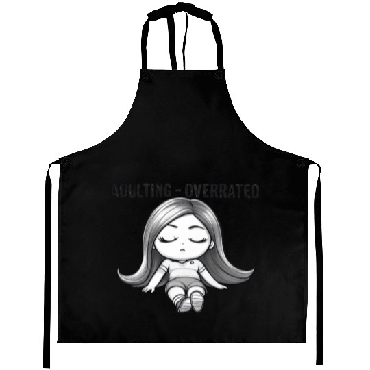 Adulting Overrated Aprons