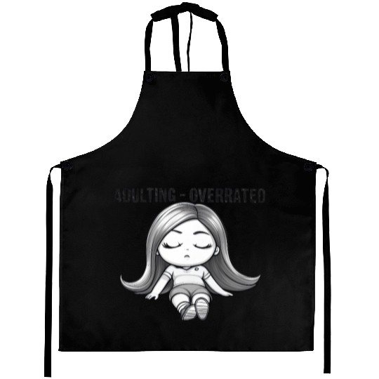 Adulting Overrated Aprons