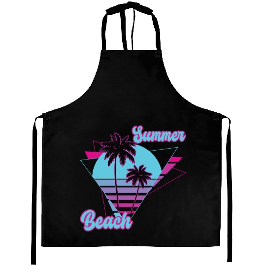 Summer Palm Tree Beach Aprons