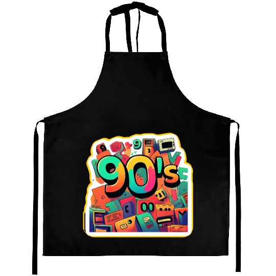 Retro Vibes: Game Like It’s the 90s Aprons