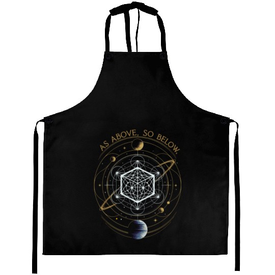As Above, So Below - Sacred Geometry Aprons