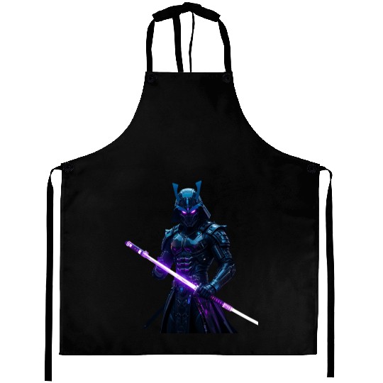 Cyberpunk City Samurai new style Aprons