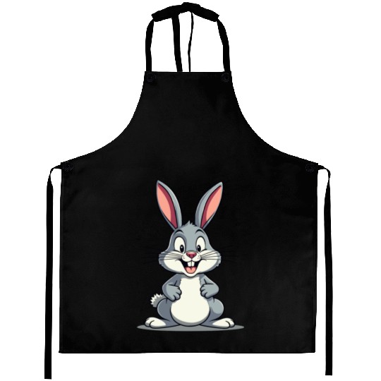 Funny Easter Bunny Cute Bunny Easter Aprons