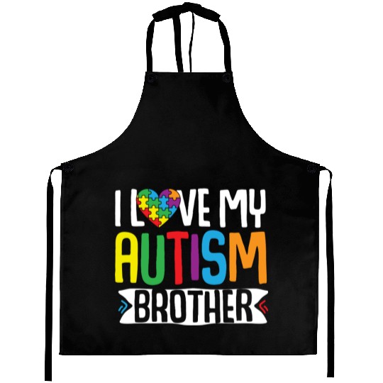 Autism Awareness Gift Sister Brother Aprons