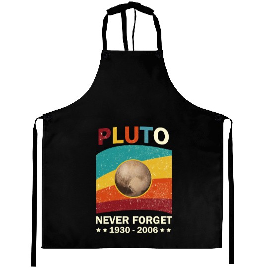 Pluto Never Forget Tribute 1930-2006 Aprons
