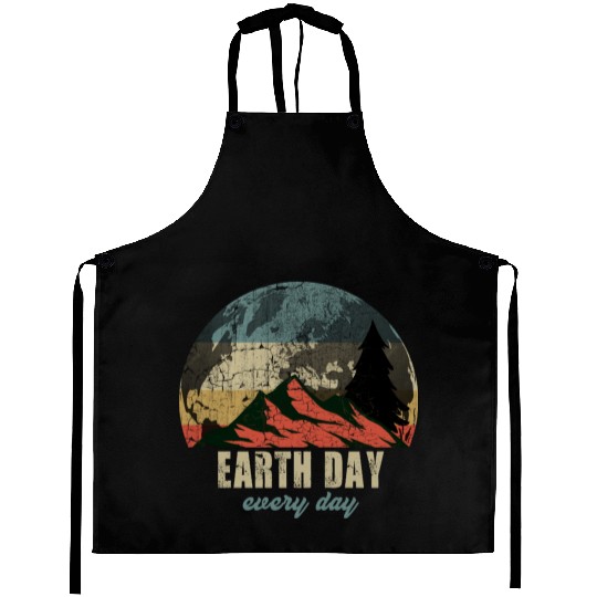 Earth Day Everyday Aprons, vintage Aprons