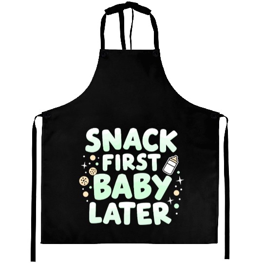 Pregnancy Cravings Funny Maternity Food Baby Bump Aprons