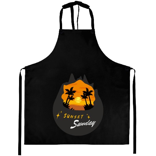 sunset sunday Aprons