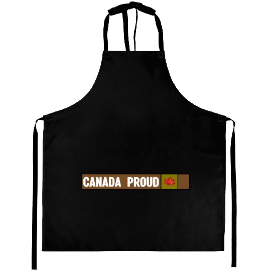 Canada Proud Camo Aprons