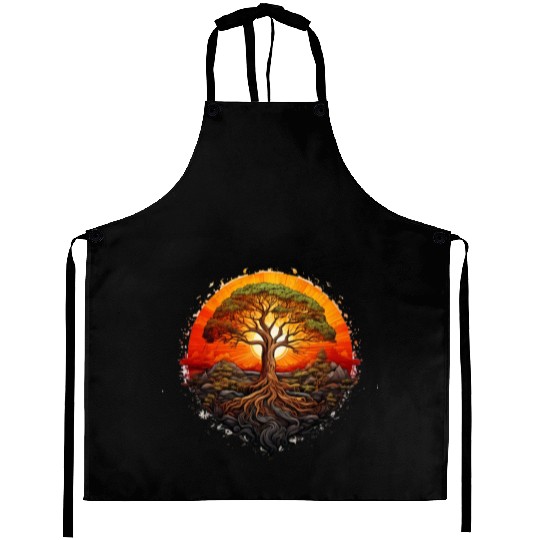 Tree of Life Long Aprons