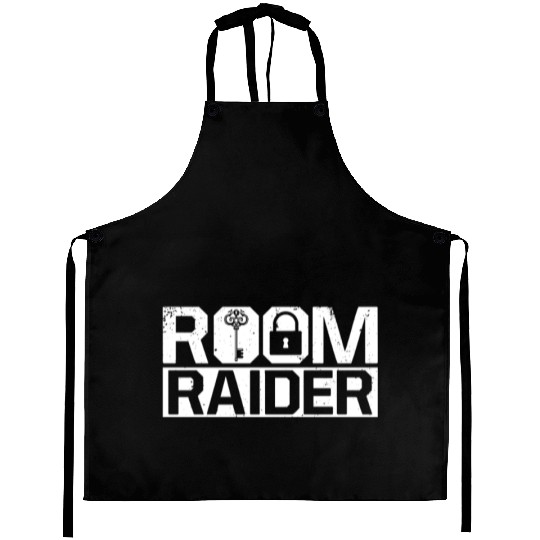 Escape Room Room Raider Aprons