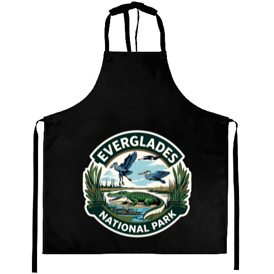 Everglades National Park Florida USA Logo Aprons