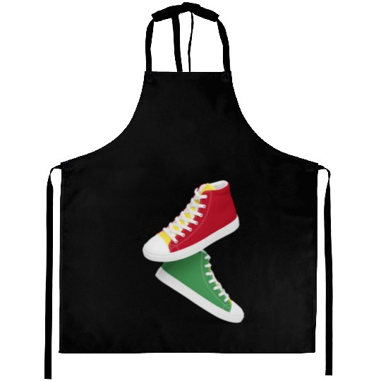 Red,Green and Yellow Aprons