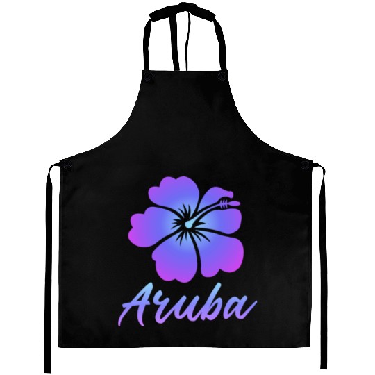 Aruba Hibiscus Aprons