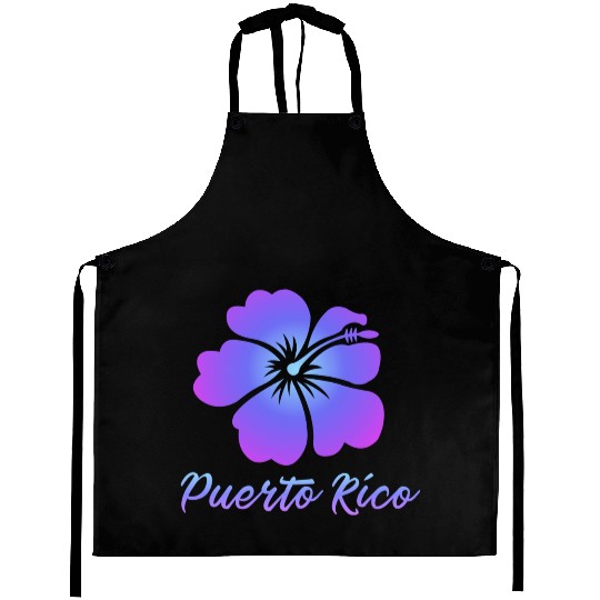 Puerto Rico Hibiscus Aprons