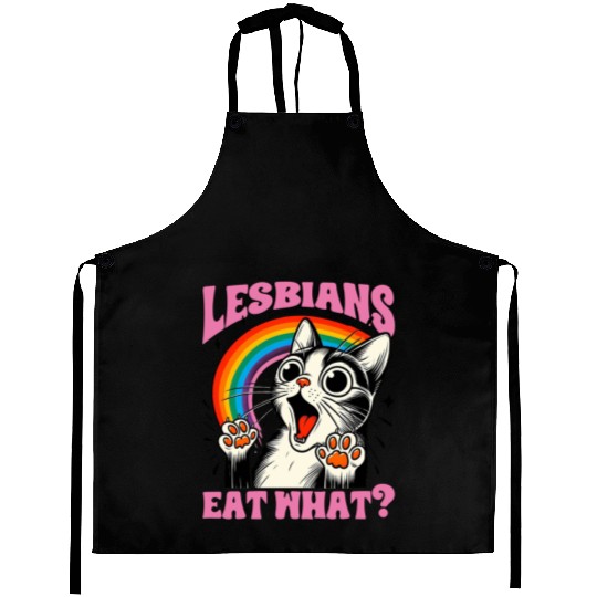 Lesbians Eat What Cat Aprons