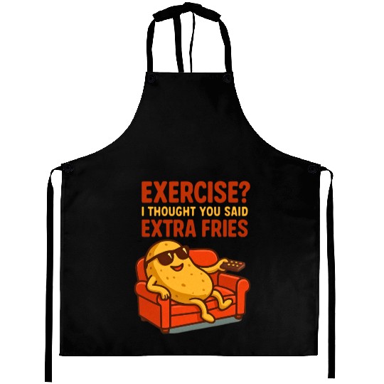 Funny Couch Potato Quote for Weekend Relaxation Lo Aprons