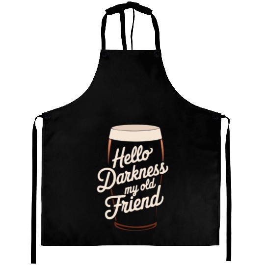 Hello Darkness My Old Friend Aprons