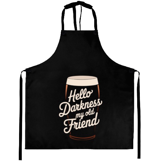 Hello Darkness My Old Friend Aprons