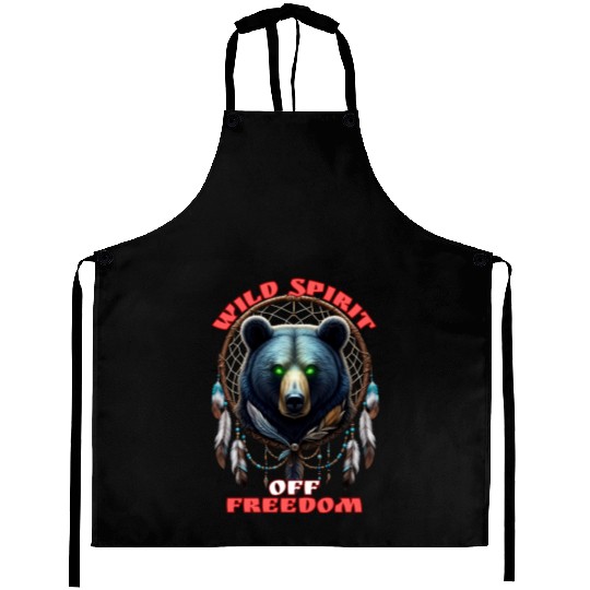 1"WILD SPIRIT OFF FREEDOM" Aprons