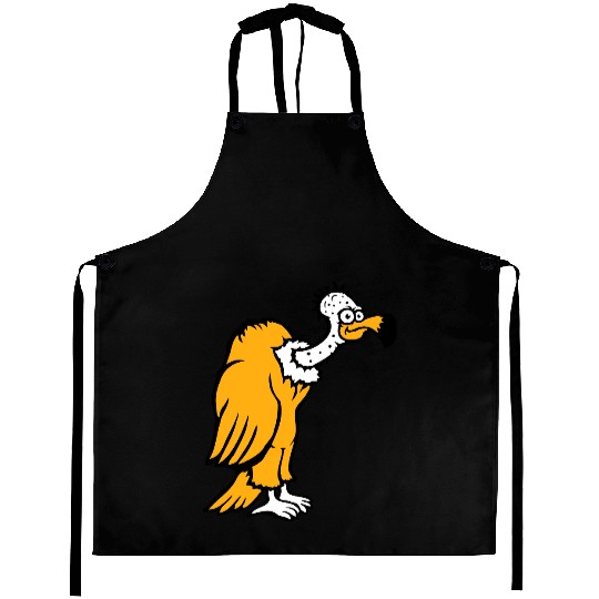 Vulture scavenger bird funny vultures fun cartoon Aprons