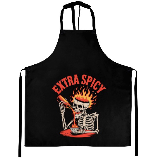 Red Pepper Chili Spicy Food Lover Aprons