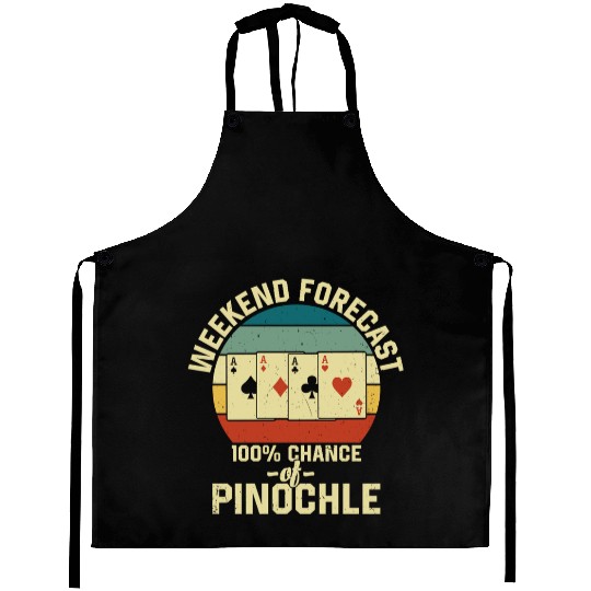 Weekend Forecast Pinochle Aprons