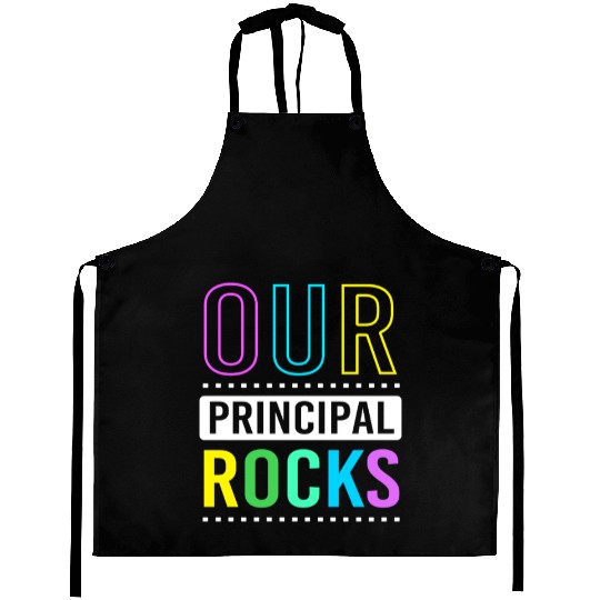 School Principal Bak To School Aprons