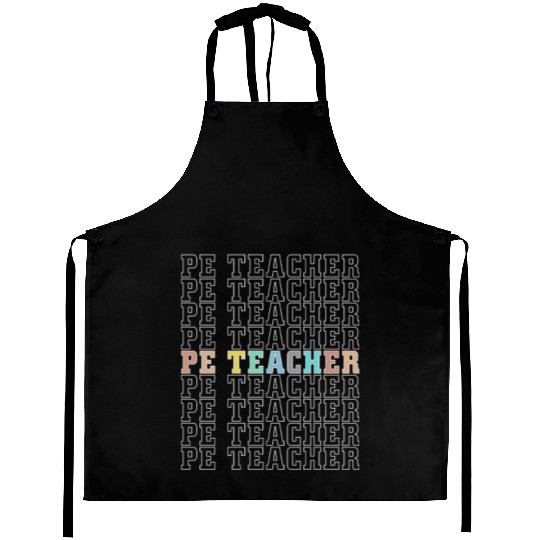 PE Teacher Physical Education Back To School Aprons