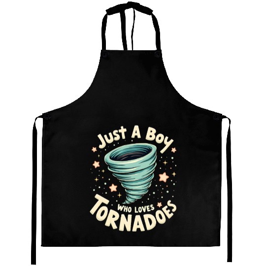 Just A Boy Who Loves Tornadoes Storm Meteorologist Aprons