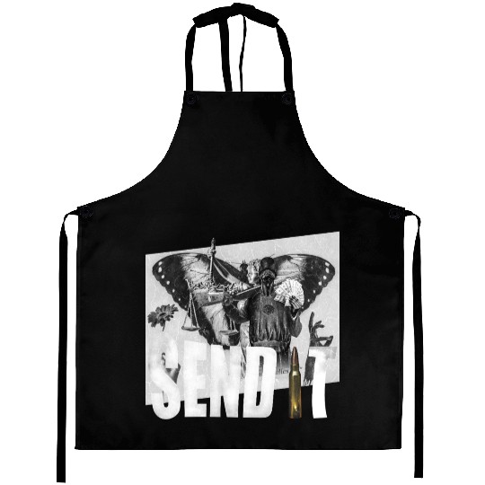 Send lawyers guns and money Aprons