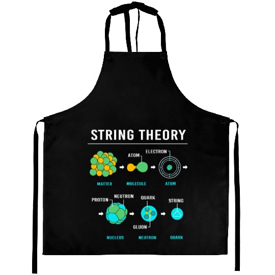 Quantum Physics Science String Theory Aprons