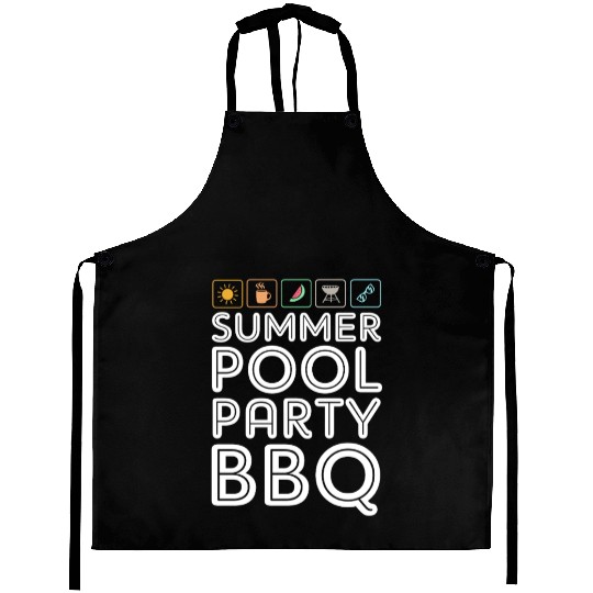 Summer Pool Party BBQ Squad Aprons