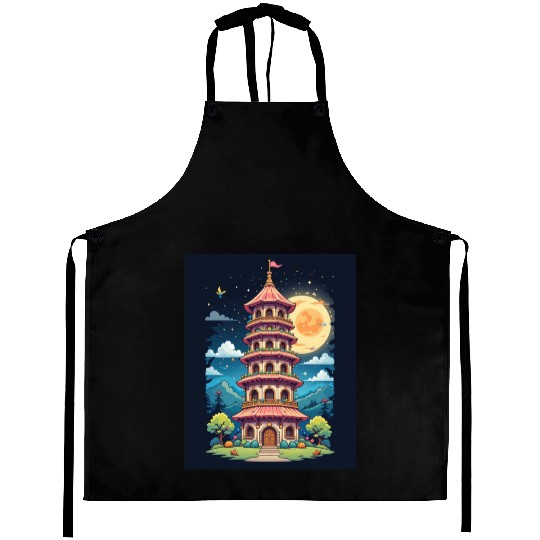 Twilight Temple Glow Aprons