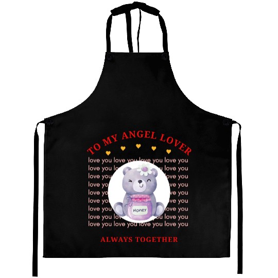 Angel Lover | Cute Bear Love Aprons