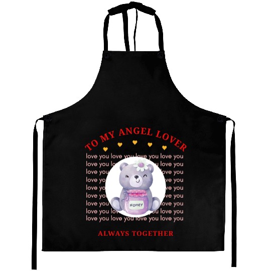 Angel Lover | Cute Bear Love Aprons