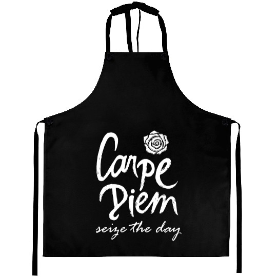 Carpe Diem Seize the Day Oversized Aprons