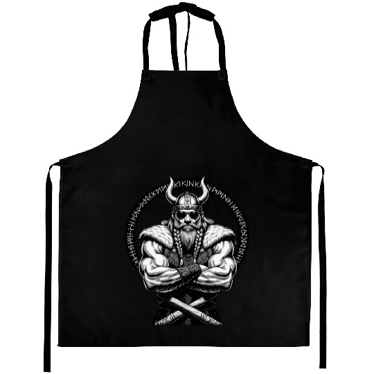 Viking Warrior Man Odin Thor Norman Walhalla Aprons