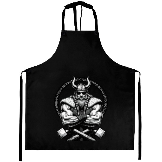 Viking Warrior Man Odin Thor Norman Walhalla Aprons