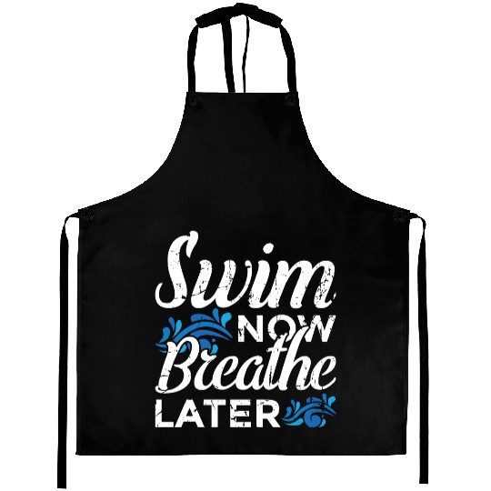 Funny Swimming Saying Aprons