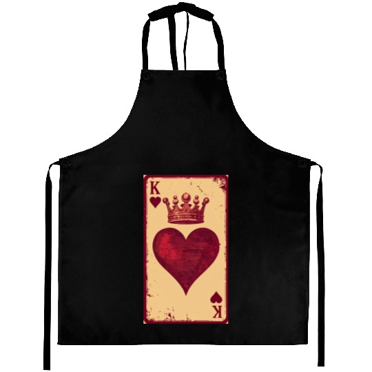 Vintage King of Hearts Aprons