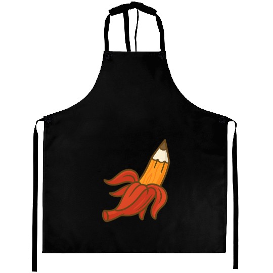 Banana pencil Aprons