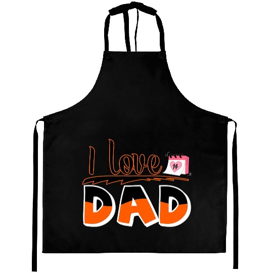 I Love Dad - Bold and Heartfelt Father’s Day Aprons