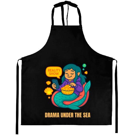 Drama Under the Sea Aprons