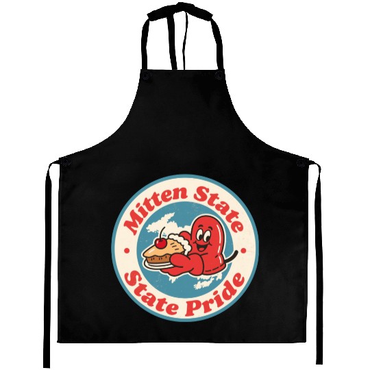 Great Lakes Charm Michigan Mitten Vintage Style Aprons