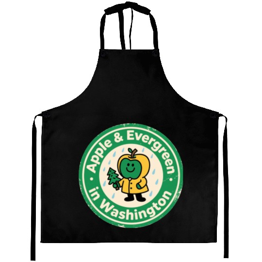Pacific Northwest Charm Washington Vintage Apple Aprons