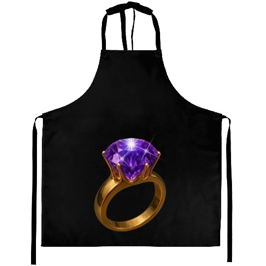 Royal Amethyst: The Elegance of Purple Gemstone Aprons