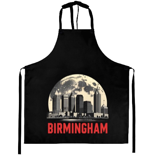 Birmingham City Albm Skyline Full Moon Aprons