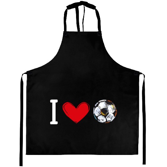 I love football design Aprons